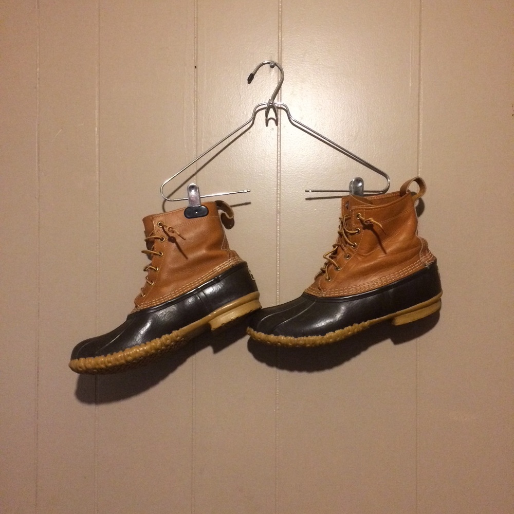 L.L. Bean mens  Duck Boots 8” Unlined Men’s size 1